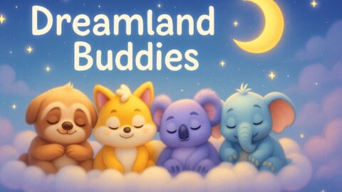 Dreamland Buddies 🌙 | The Sweetest Lullaby to Help Your Child Sleep Peacefully