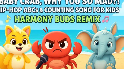 Baby Crab, Why You So Mad? 🦀 | Sing, Count, and Calm with Harmony Buds! | Toddler Song & Learning