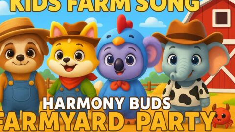 Kids Farm Song: Harmony Buds Farmyard Party – Sing & Moo