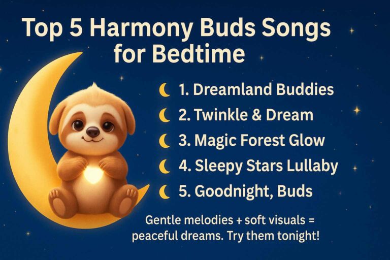 Top 5 Harmony Buds Songs for Bedtime